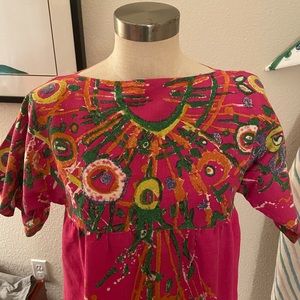 Vintage Hot Pink Mini Dress